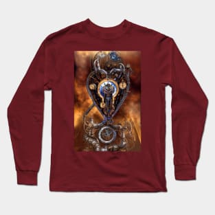 Steampunk mechanical heart Long Sleeve T-Shirt